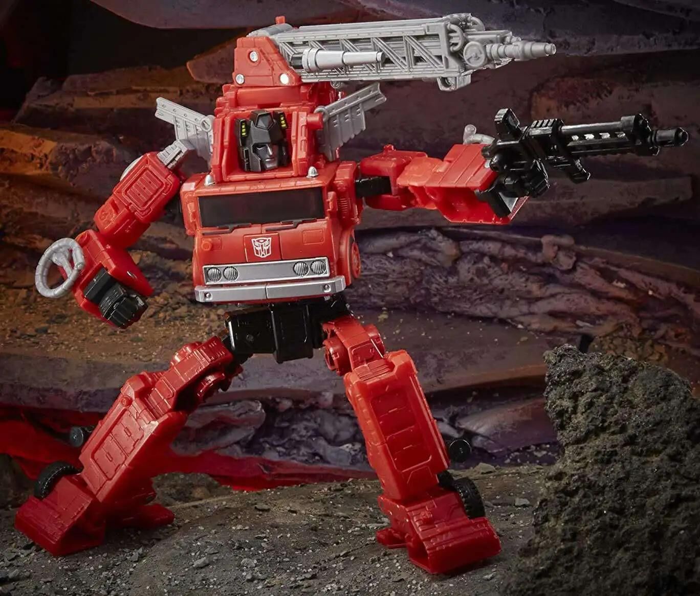Transformers Generations Kingdom: War for Cybertron Inferno Voyager Action Figure