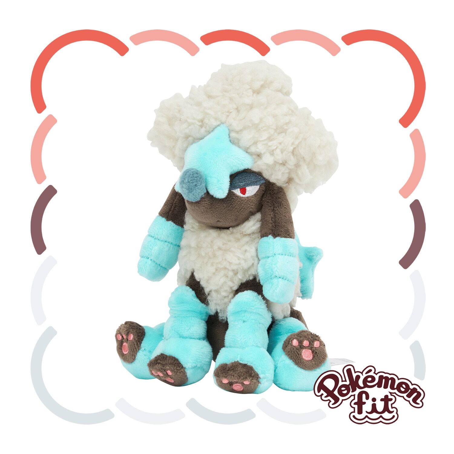 Furfrou Star Cut Sitting Cuties Plush - 16 cm