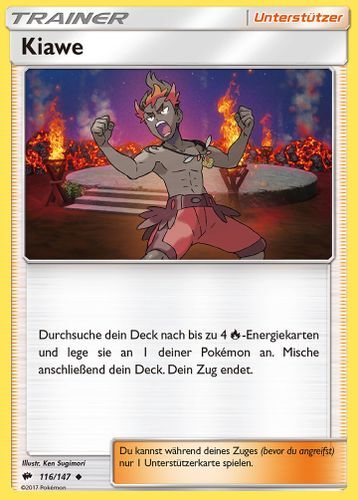 Kiawe 116/147 - Pokémon TCG