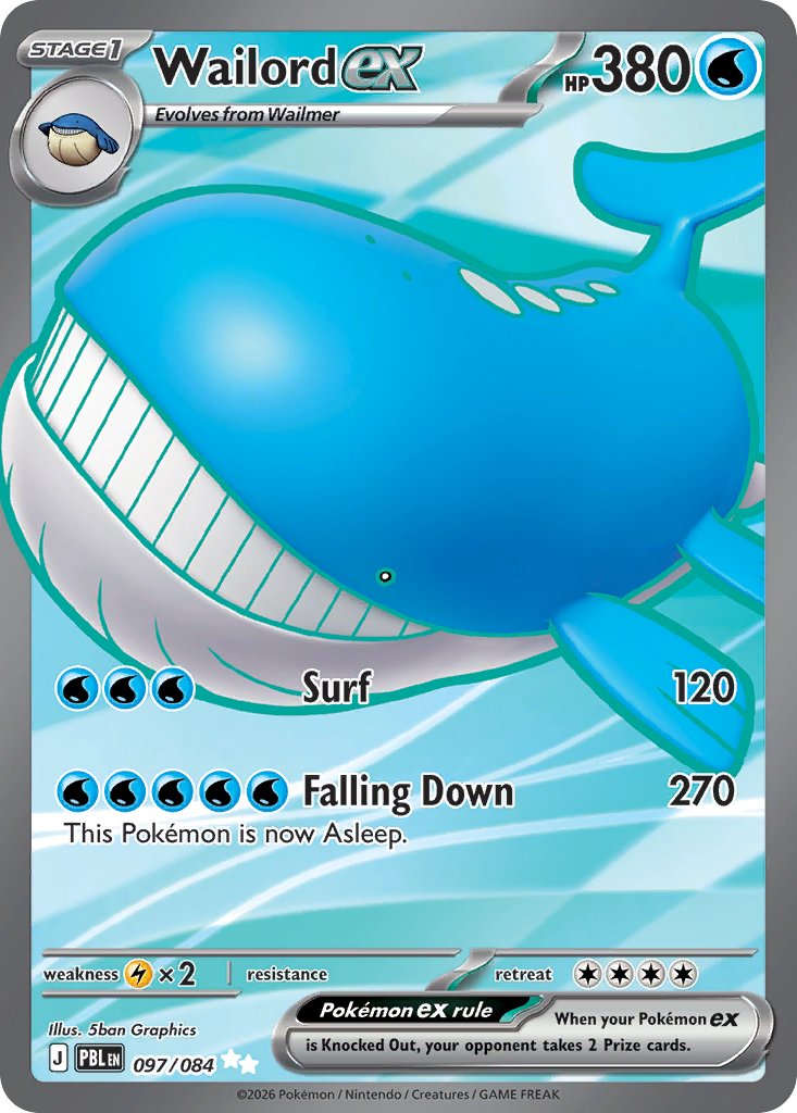 Wailord ex - 097/084 - EN