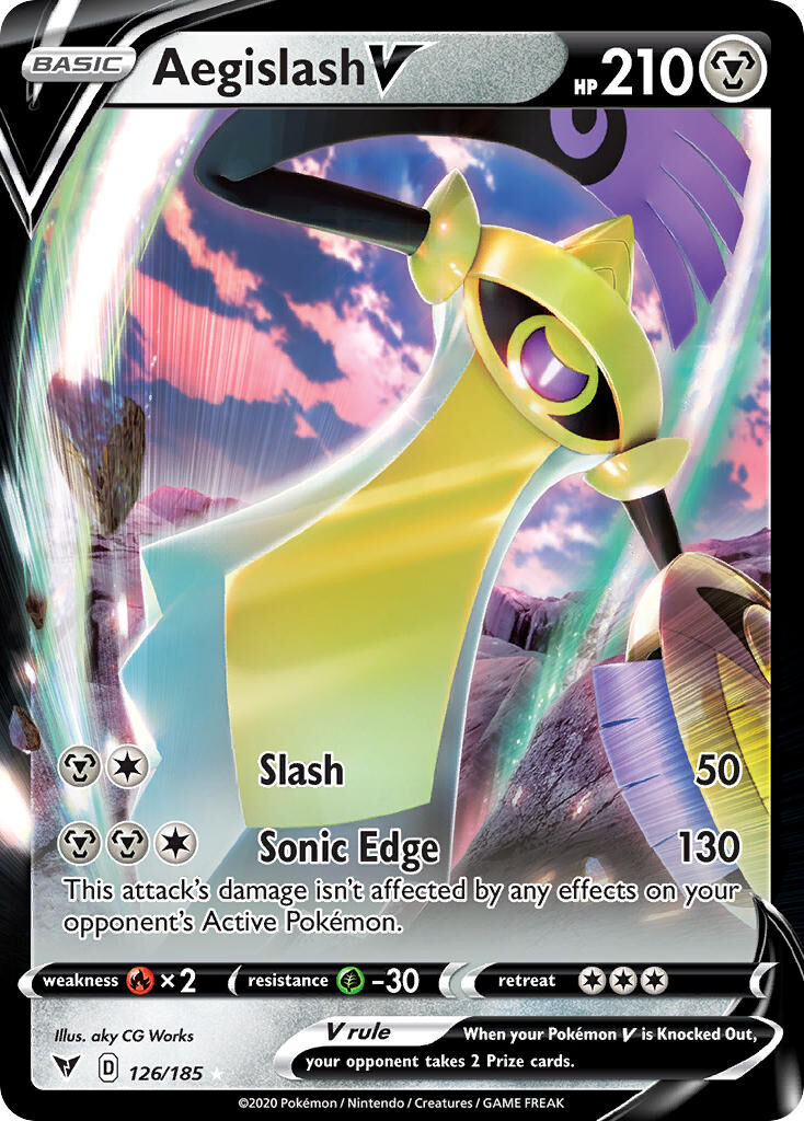 Aegislash V - 126/185 - EN