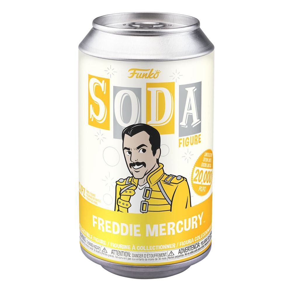 Queen Vinyl SODA Figuren Freddie Mercury 11 cm Sortiment