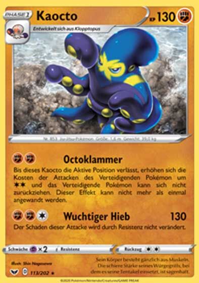 Kaocto 113/202 - Pokémon TCG
