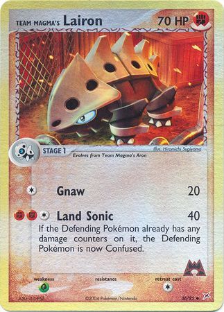Team Magma’s Lairon - 36/97 - Reverse Holo - EN