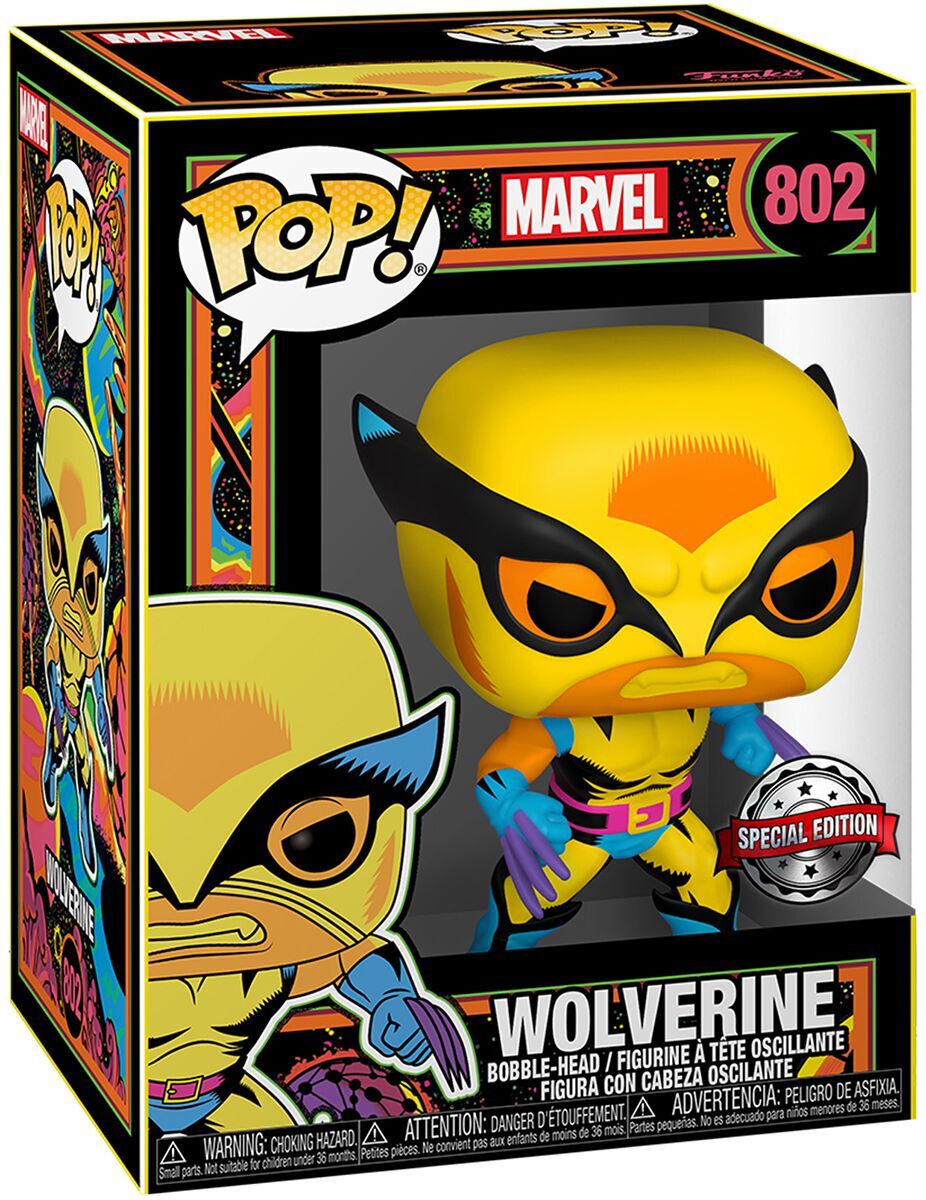 Black Light - Wolverine POP! & Tee" Funko Pop! Grösse S