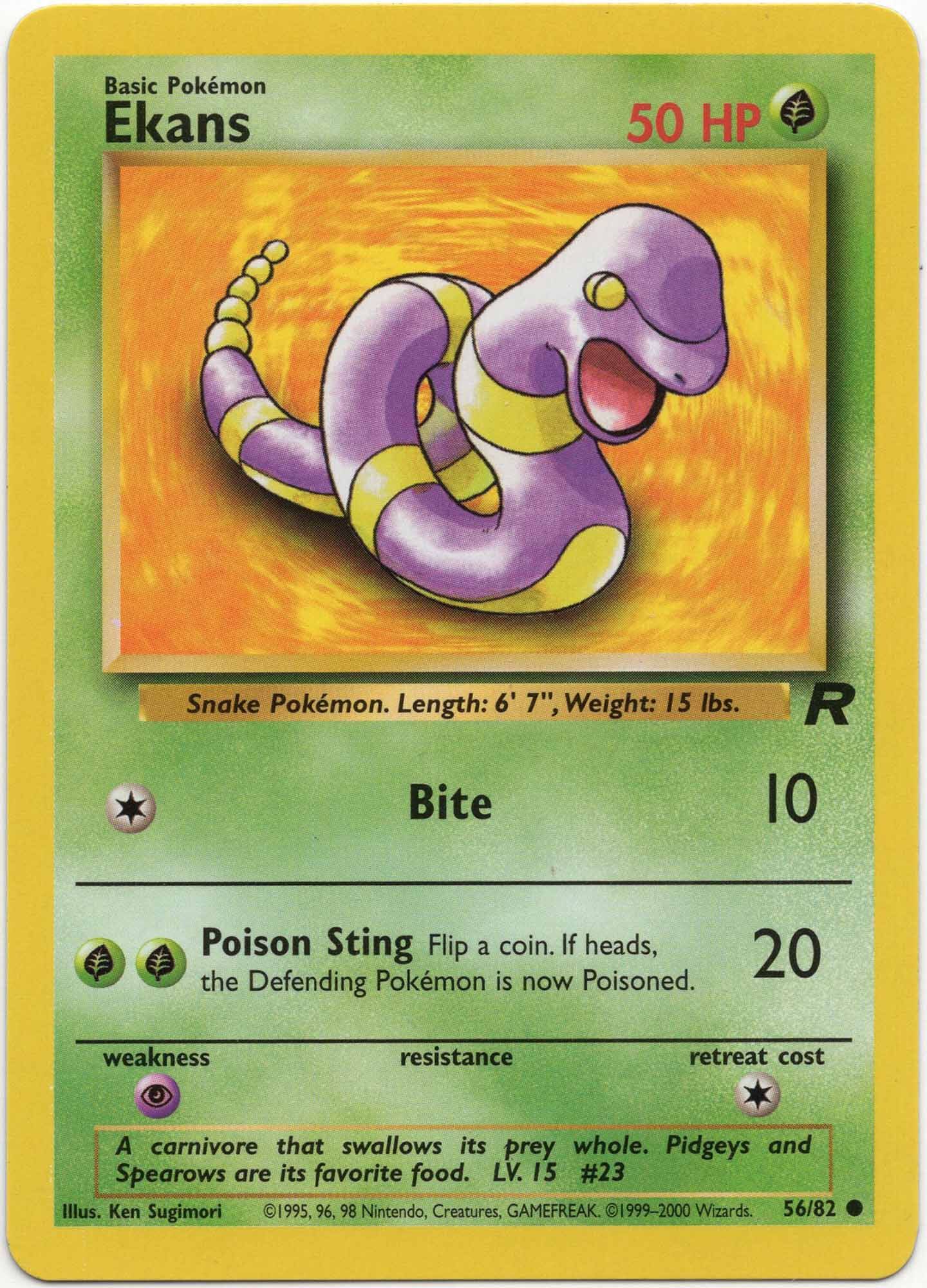 ekans-56-82-pok-mon-tcg Ekans - 56/82 - Pokémon TCG