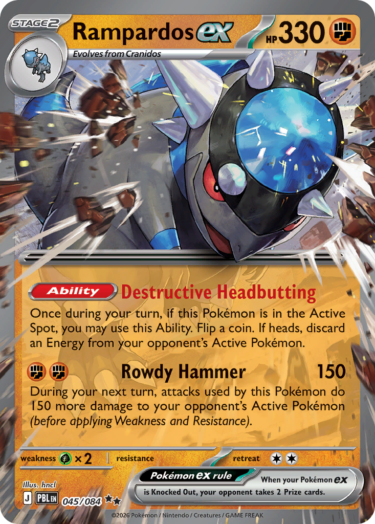 Rampardos ex - 045/084 - EN Rampardos ex - 045/084 - EN