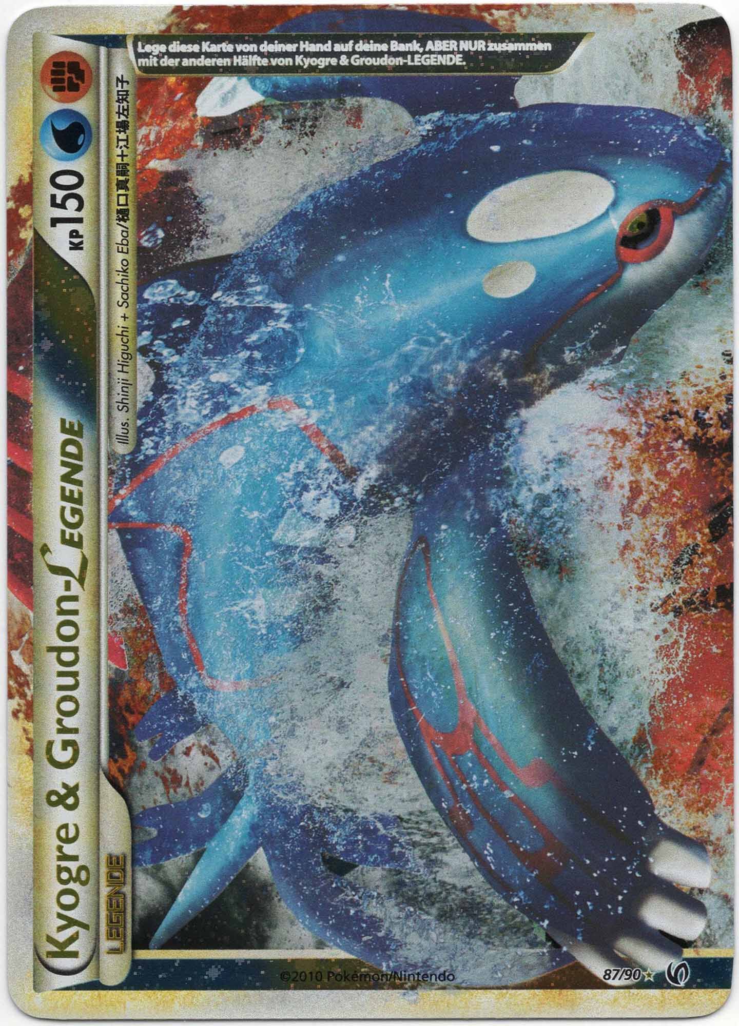 Kyogre & Groudon-Legende - 87/90 - Pokémon TCG (Near Mint)