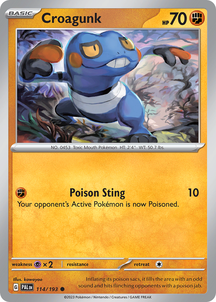 Croagunk - 114/193 - EN Croagunk - 114/193 - EN
