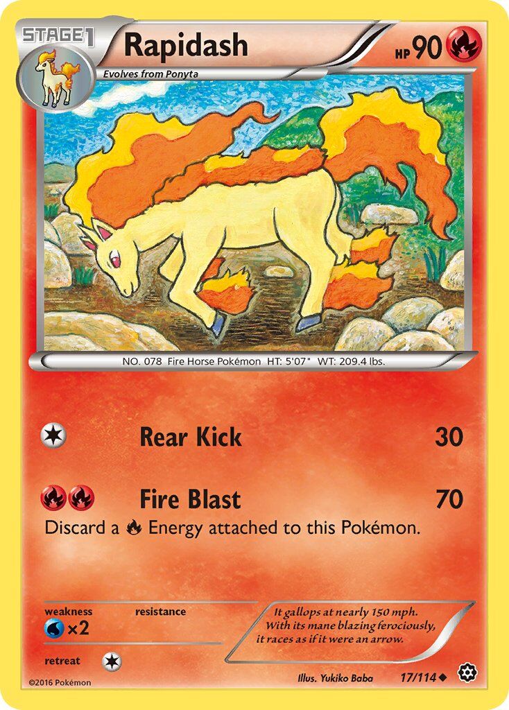 Rapidash - 17/114 - EN