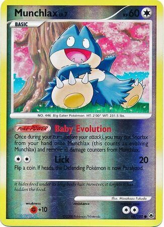 Munchlax - 68/100 - Reverse Holo - EN
