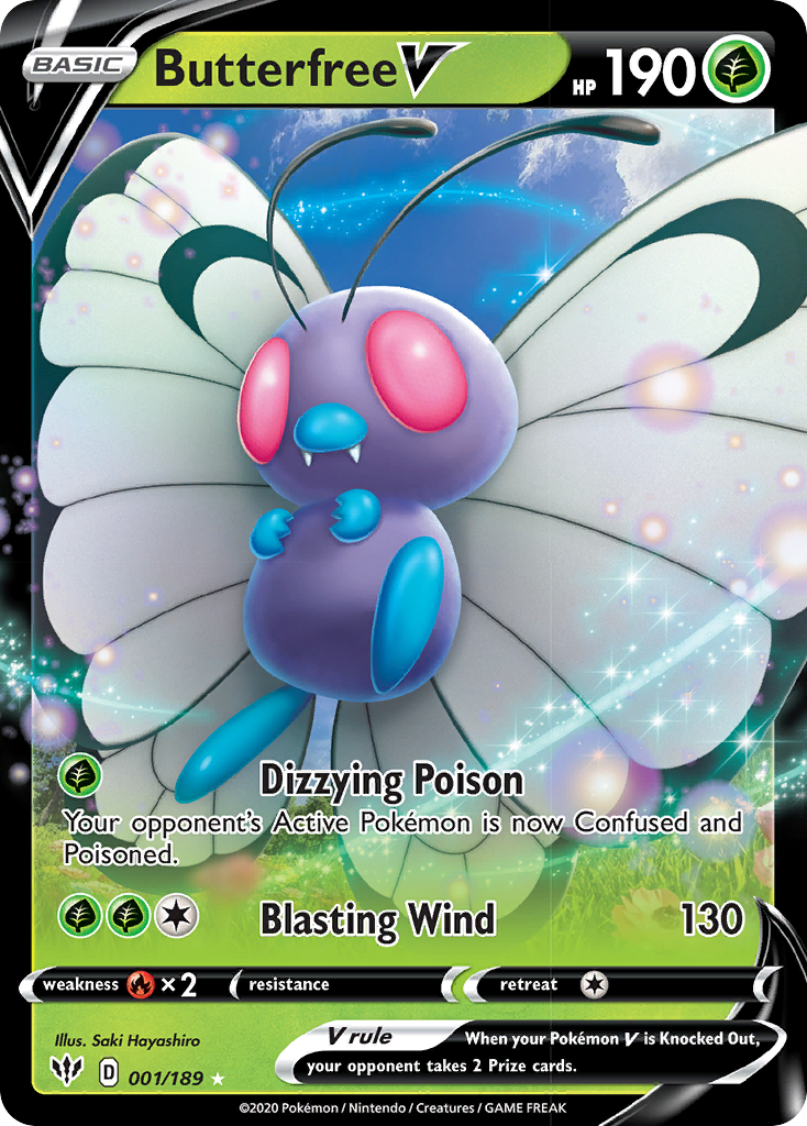 Butterfree V - 001/189 - EN Butterfree V - 001/189 - EN