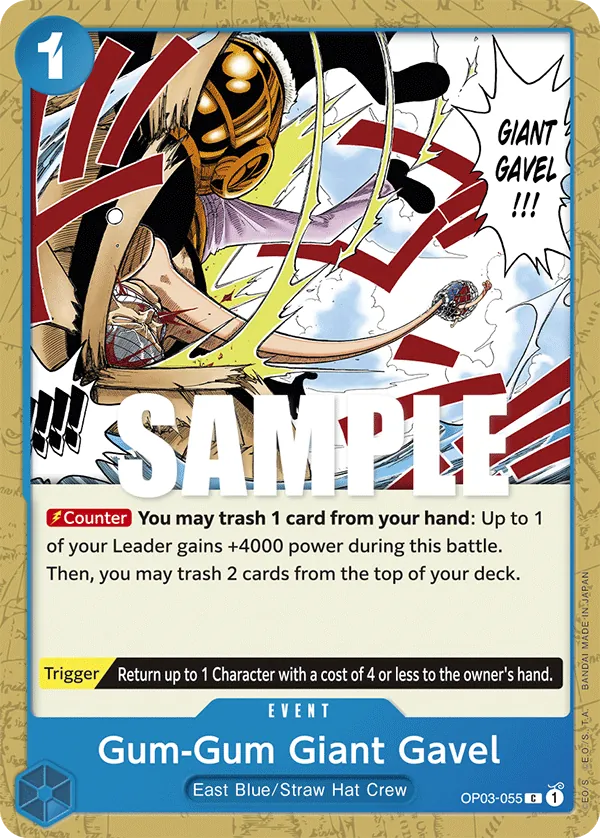 Gum-Gum Giant Gavel - OP03-055 Gum-Gum Giant Gavel - OP03-055