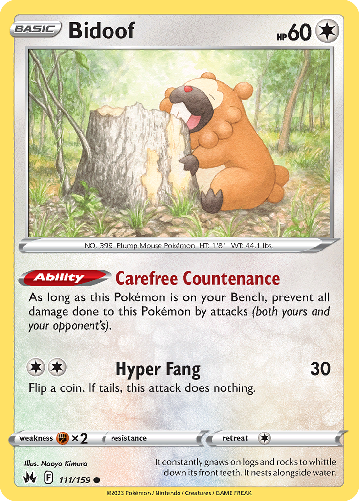 Bidoof - 111/159 - EN Bidoof - 111/159 - EN
