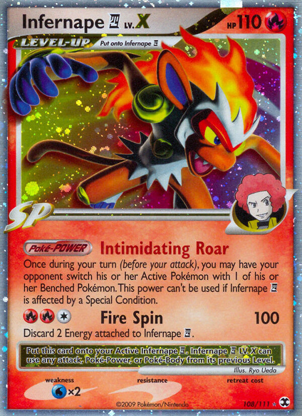 Infernape E4 LV.X - 108/111 - EN Infernape E4 LV.X - 108/111 - EN