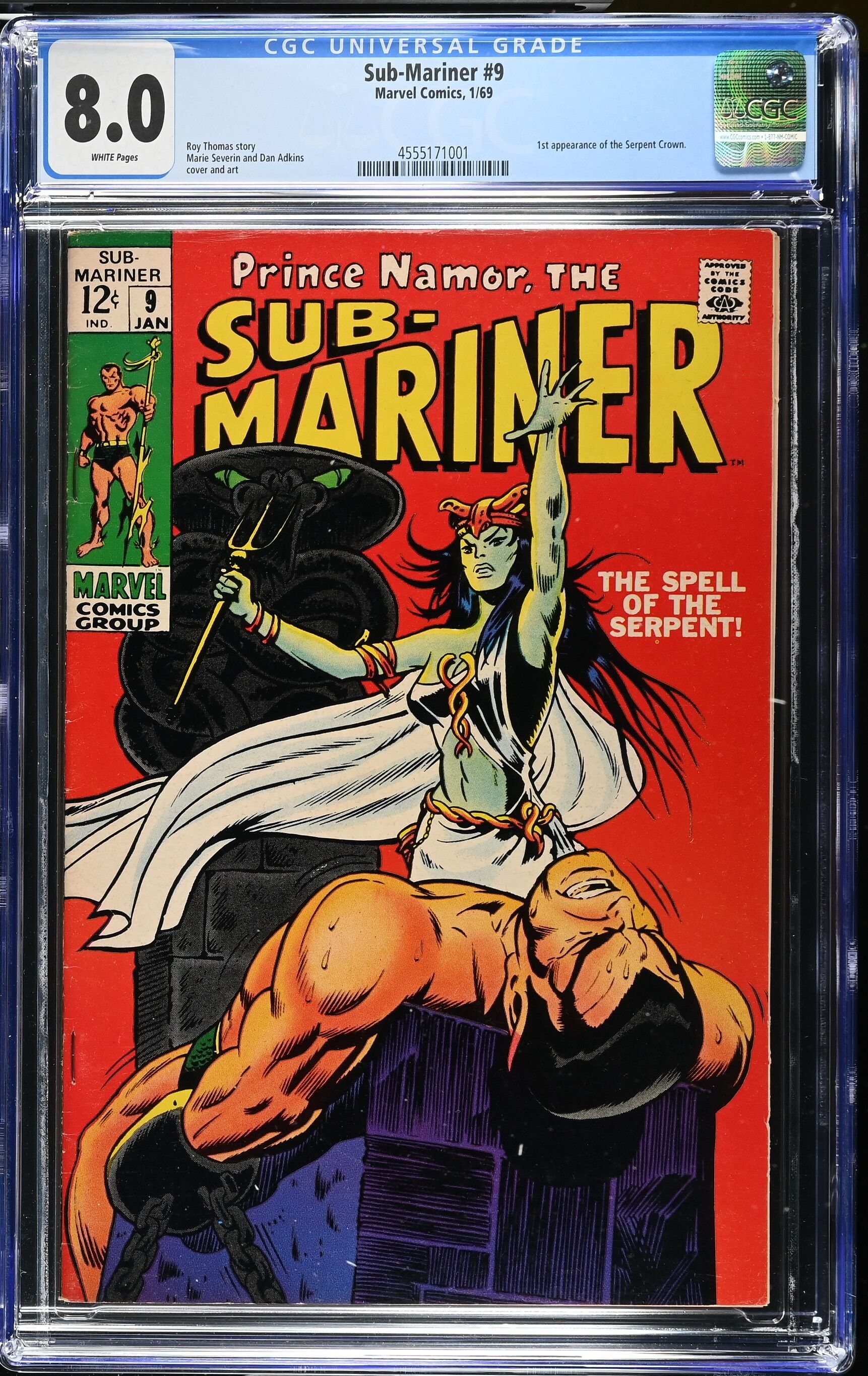 Sub-Mariner #9 CGC 8.0