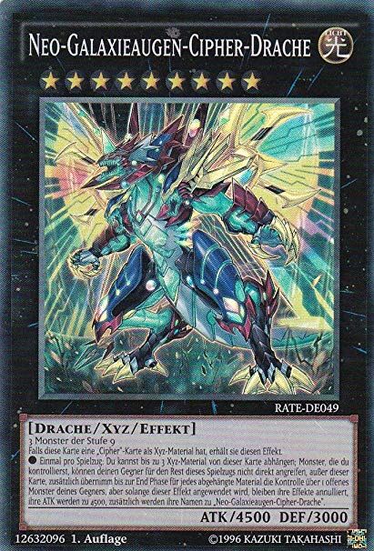 Neo-Galaxieaugen-Cipher-Drache - Yu-Gi-Oh!