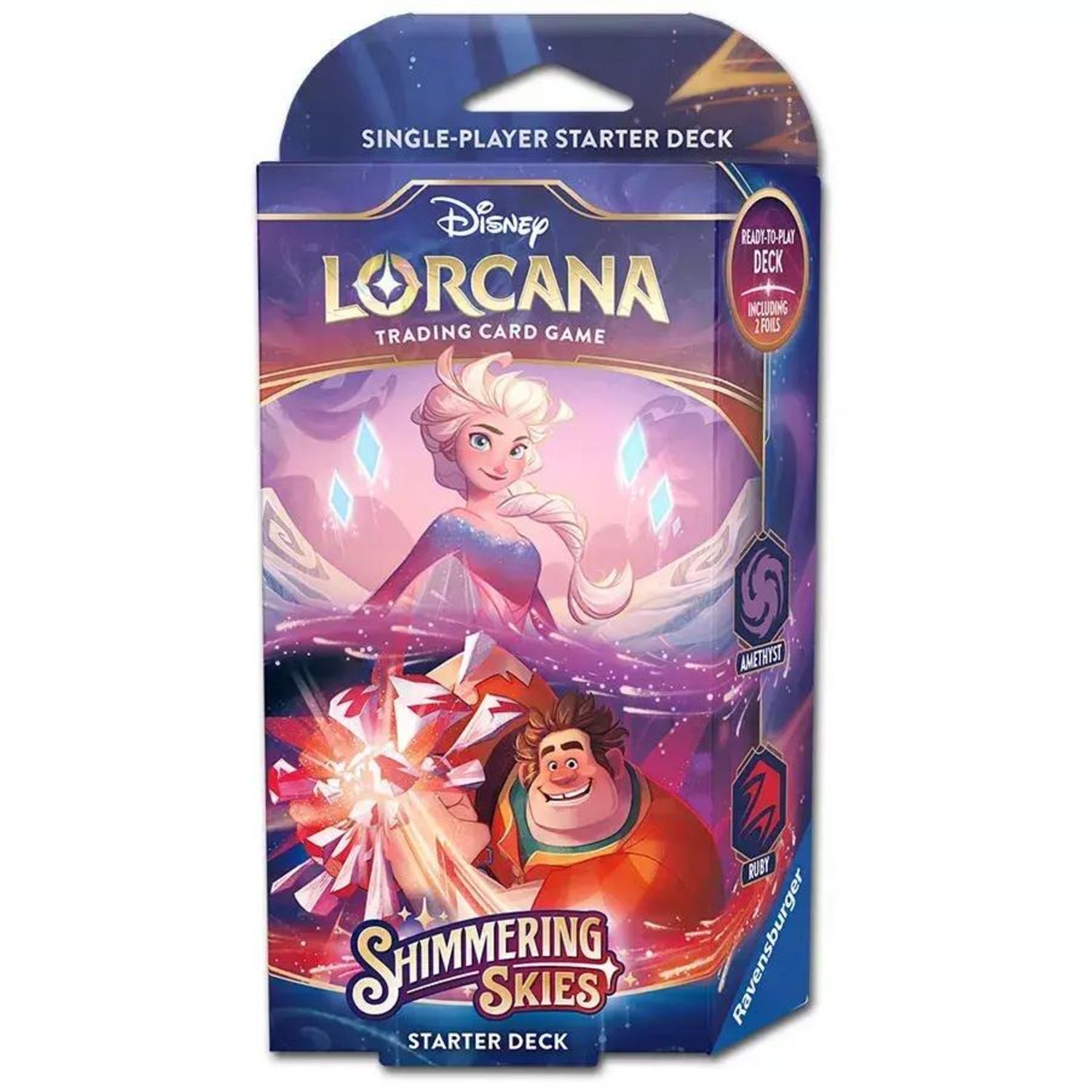 Disney Lorcana 5: Shimmering Skies Starter Deck Amethyst & Ruby - EN Disney Lorcana 5: Shimmering Skies Starter Deck Amethyst & Ruby - EN
