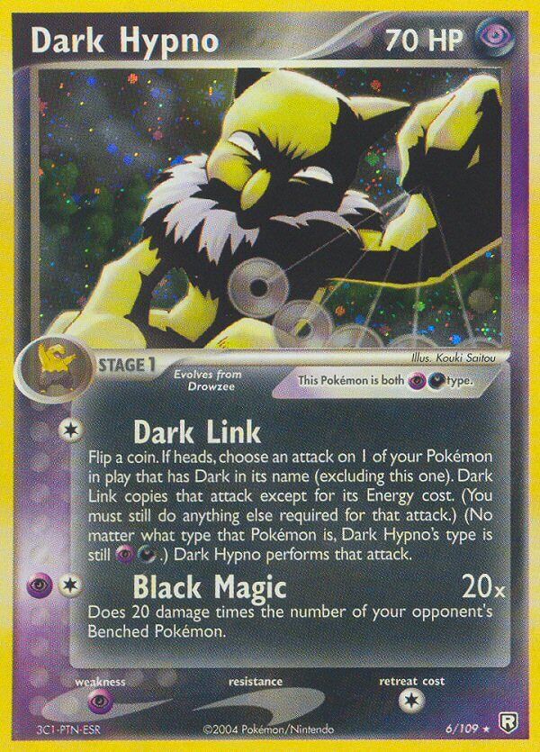 Dark Hypno - 6/109 - Reverse Holo - EN Dark Hypno - 6/109 - Reverse Holo - EN