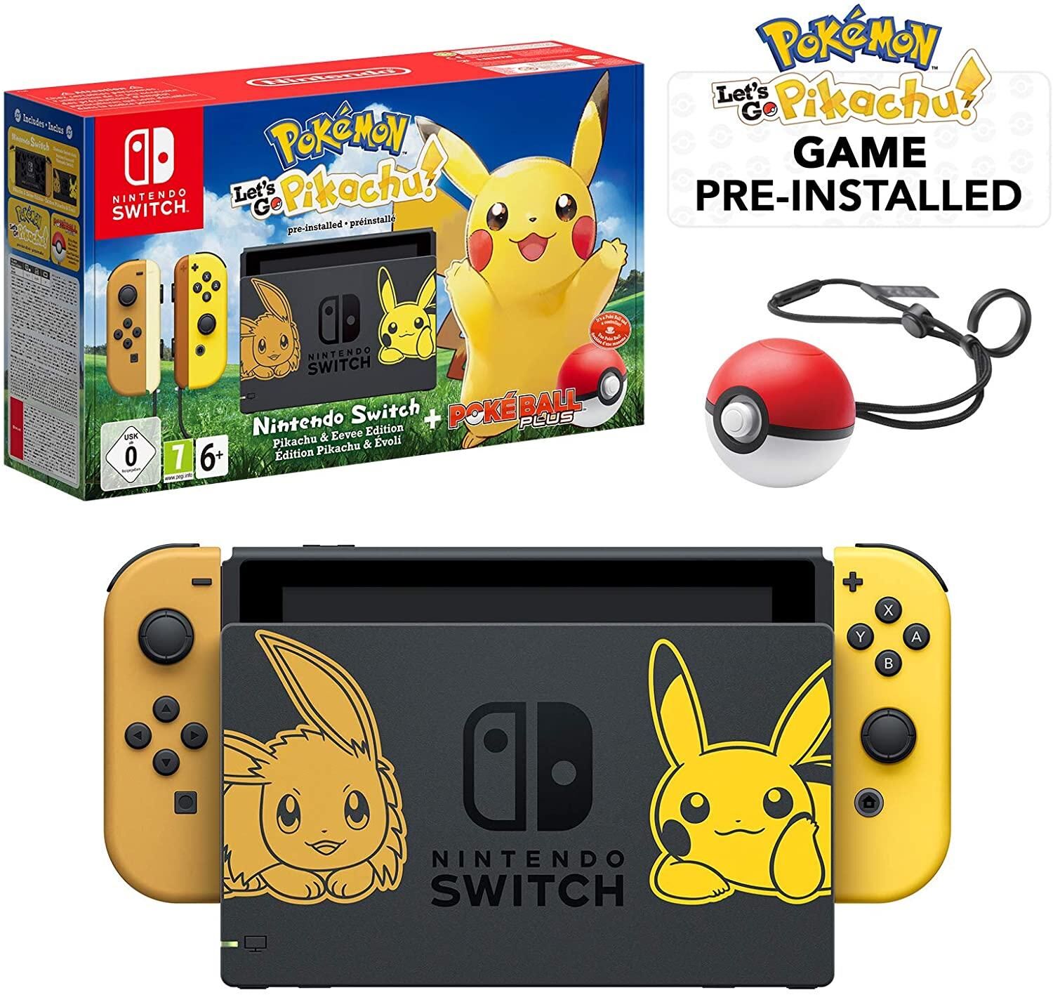 Nintendo Switch Pokemon: Let's Go Pikachu Edition - Nintendo Switch