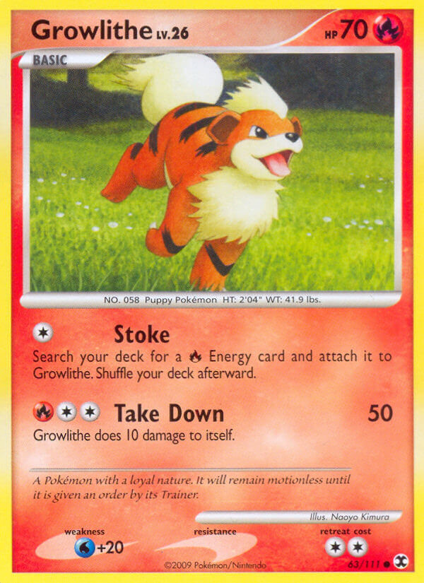 Growlithe - 63/111 - EN Growlithe - 63/111 - EN