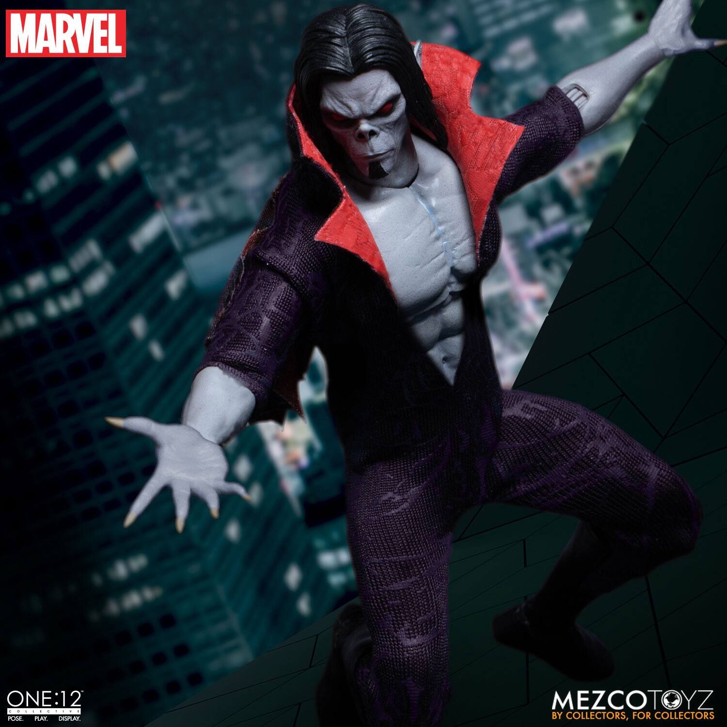 Marvel Universe Actionfigur mit Leuchtfunktion 1/12 Morbius 17 cm