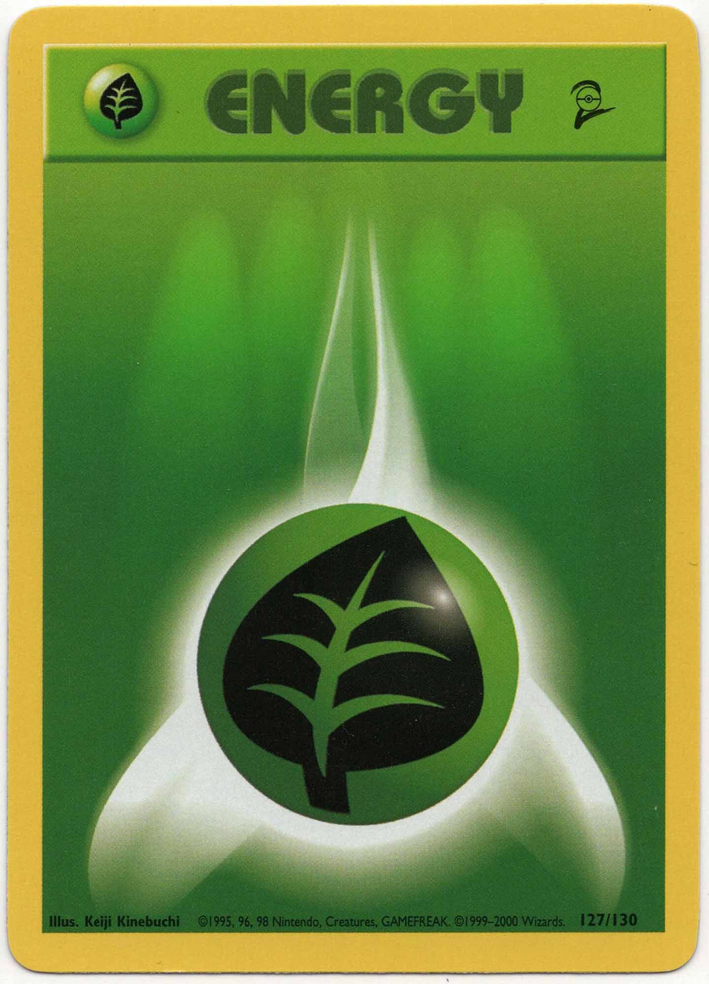 Grass Energy - 127/130 - Pokémon TCG