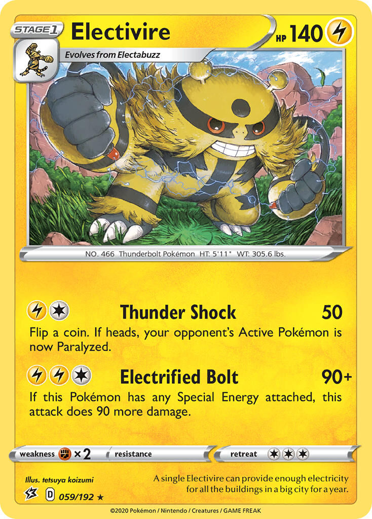 Electivire - 059/192 - EN Electivire - 059/192 - EN