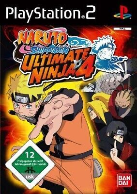 Naruto Shippuden Ultimate Ninja 4 - PS2 Naruto Shippuden Ultimate Ninja 4 - PS2