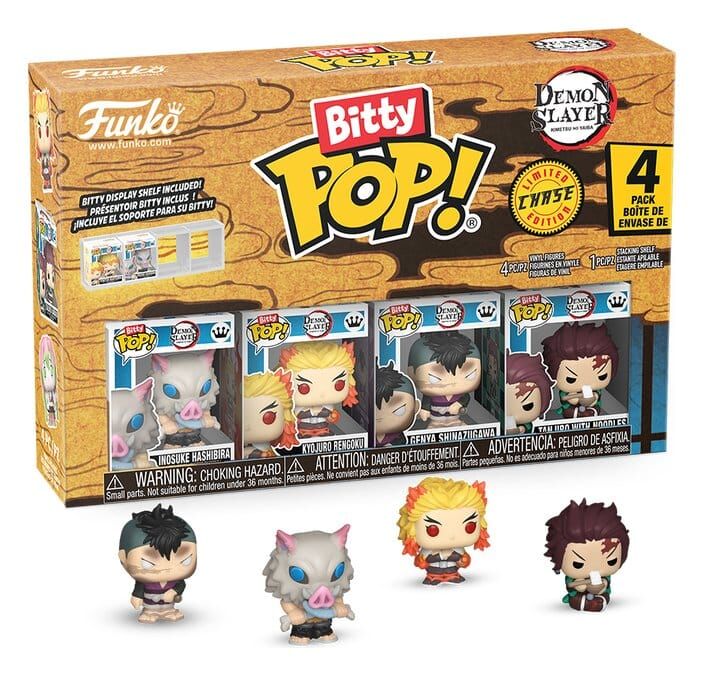 Demon Slayer: Kimetsu no Yaiba Bitty POP! Vinyl Figuren 4er-Pack Inosuke 2,5 cm Demon Slayer: Kimetsu no Yaiba Bitty POP! Vinyl Figuren 4er-Pack Inosuke 2,5 cm