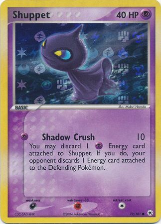 Shuppet - 72/101 - Reverse Holo - EN