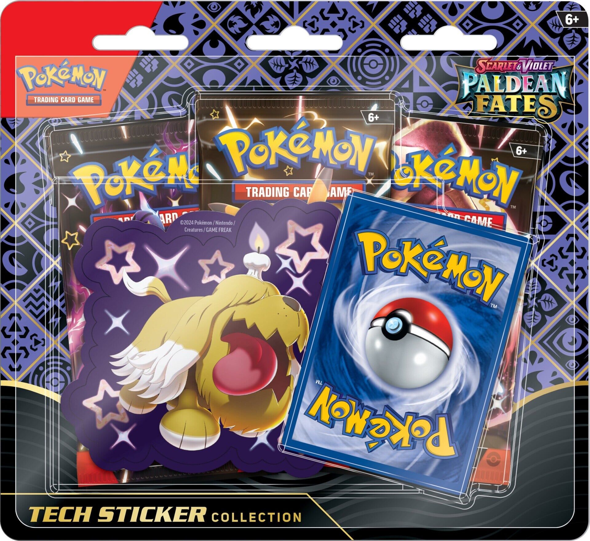 Pokémon TCG: Scarlet & Violet - Paldean Fates Tech Sticker Shiny Greavard Collection Blister - EN