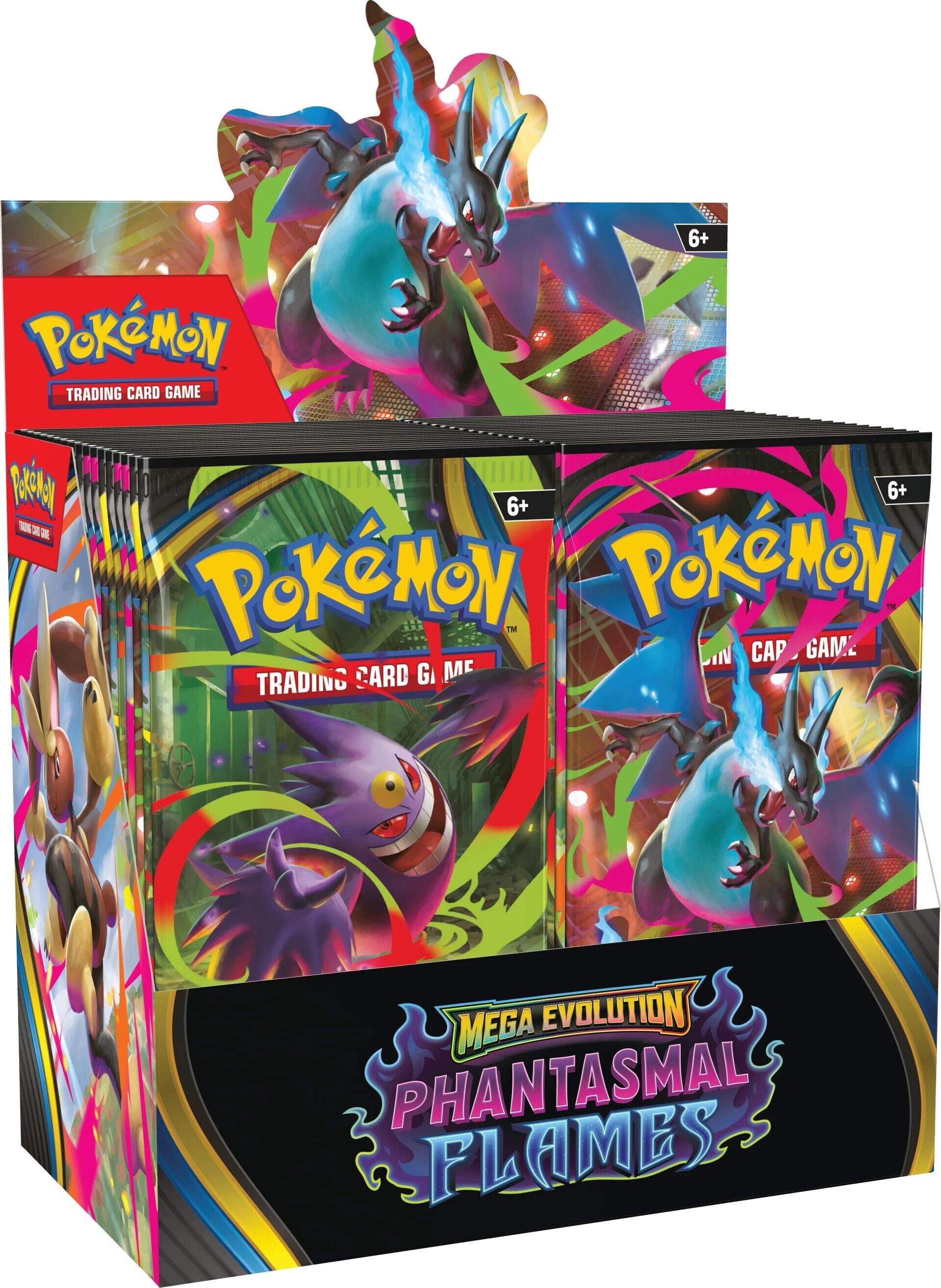 Pokémon TCG: Mega Evolution Phantasmal Flames Booster Display (36 Packs) - EN