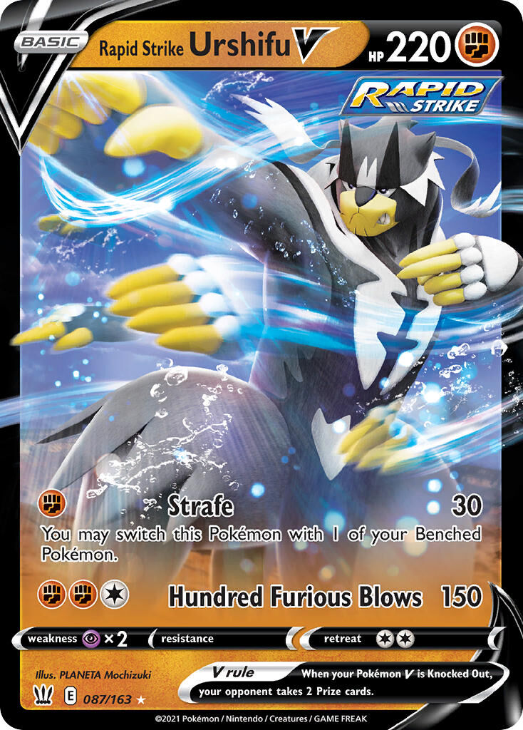 Rapid Strike Urshifu V - 087/163 - EN Rapid Strike Urshifu V - 087/163 - EN
