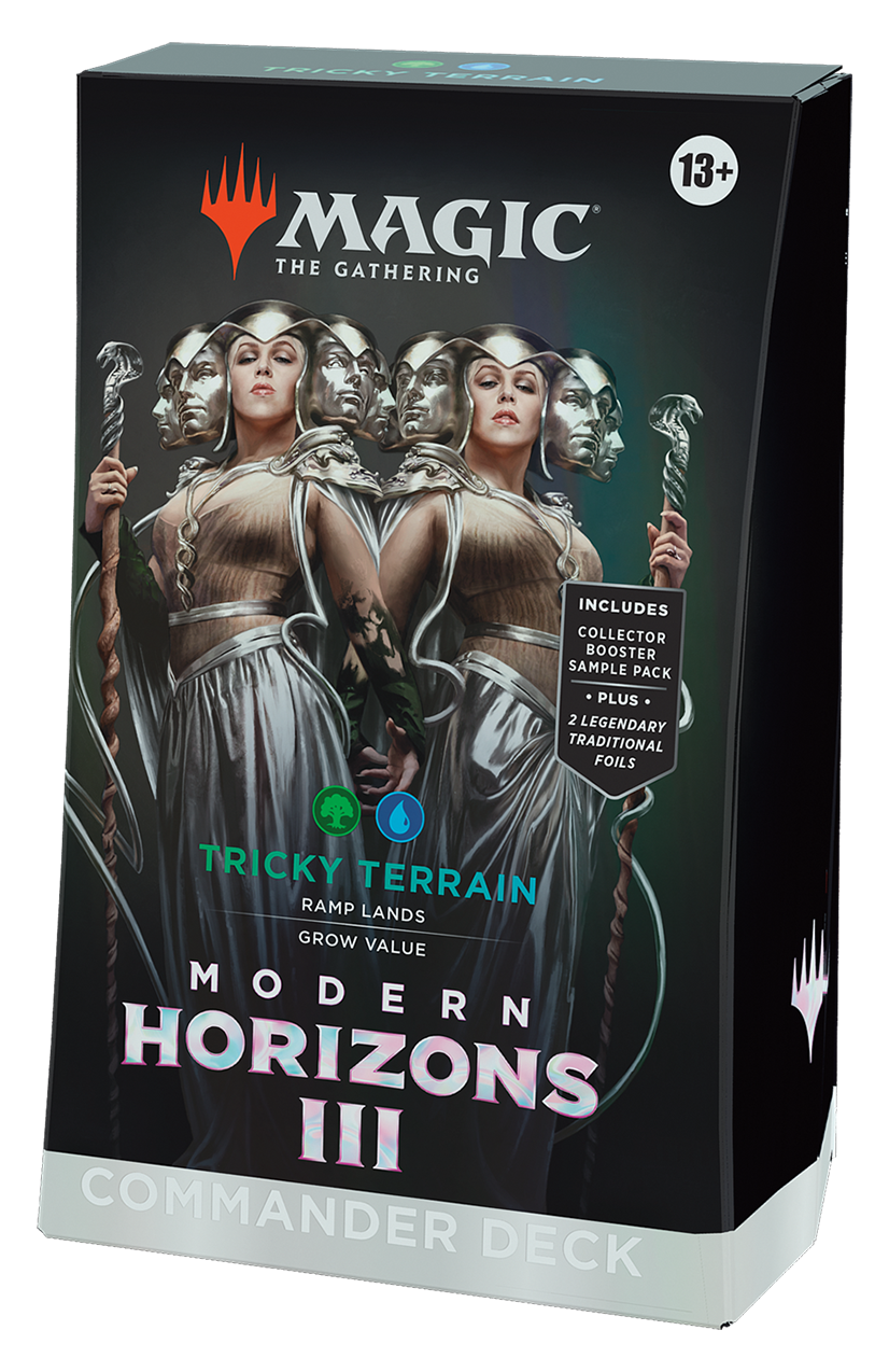 Modern Horizons 3 Tricky Terrain Commander Decks - Magic the Gathering - EN Modern Horizons 3 Tricky Terrain Commander Decks - Magic the Gathering - EN