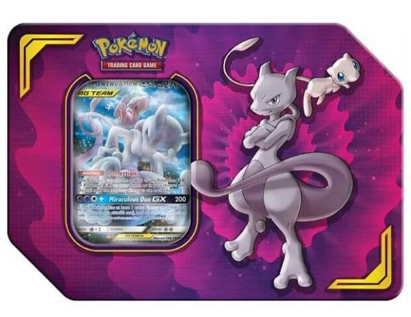 Pokémon TAG TEAM Mewtwo & Mew GX Tin Box - EN