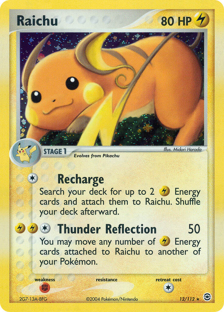 Raichu - 12/112 - EN Raichu - 12/112 - EN