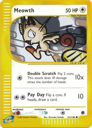 Meowth - 121/165 - Reverse Holo - EN