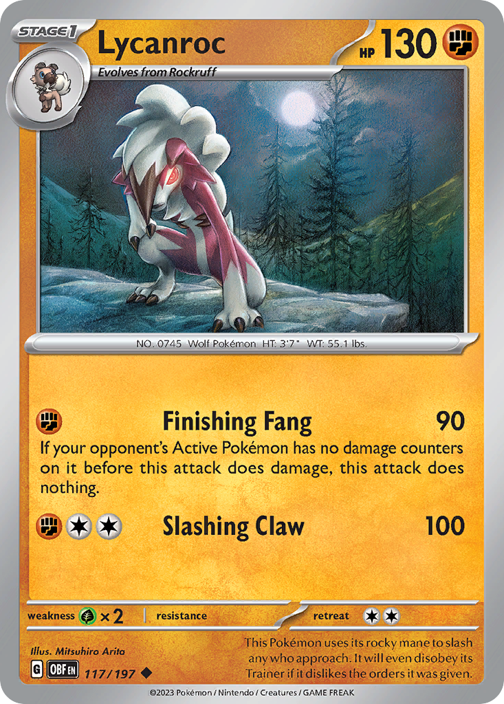 Lycanroc - 117/230 - EN Lycanroc - 117/230 - EN
