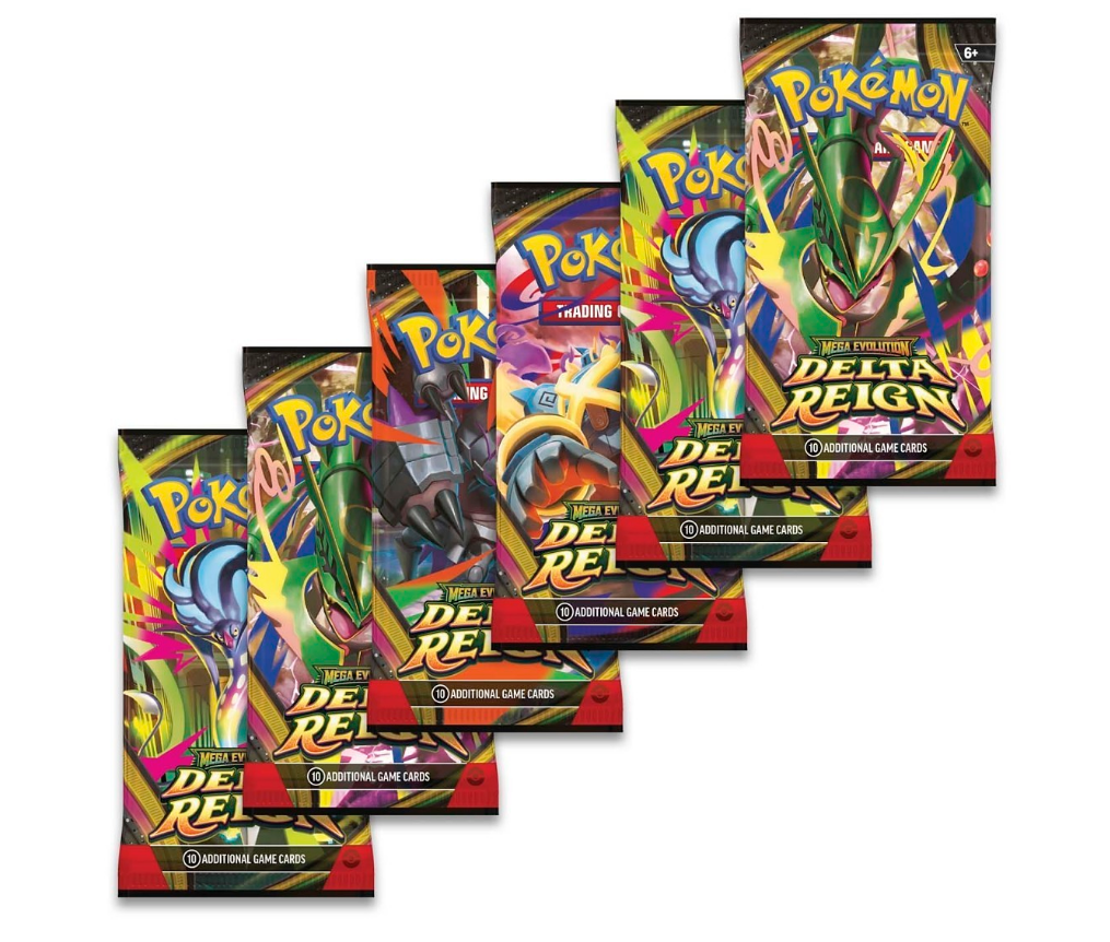 Pokémon TCG: Mega Evolution - Delta Reign Booster Bundle (6 Packs) - EN
