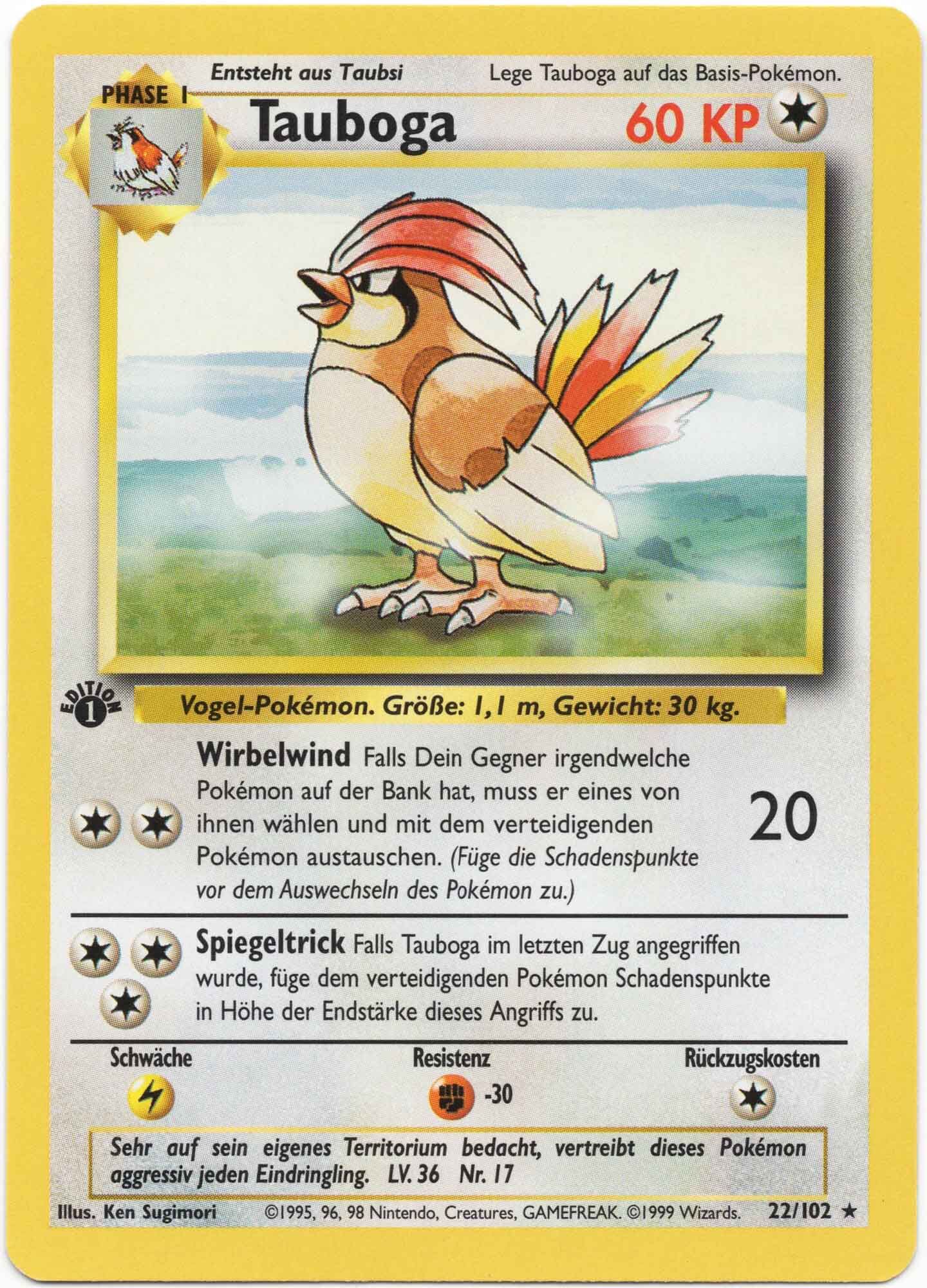 tauboga-22-102-pok-mon-tcg-1-edition Tauboga 22/102 1. Edition - Pokémon TCG