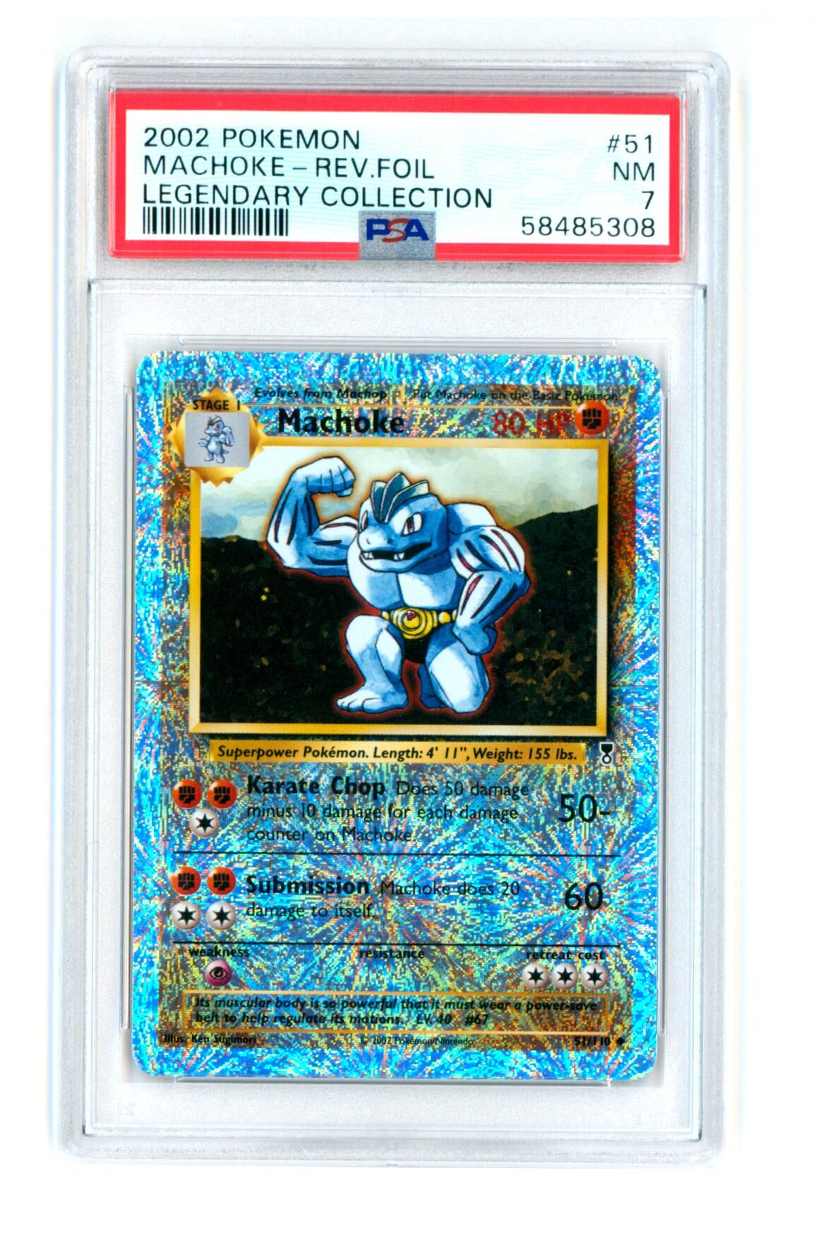 machoke-51-110-legendary-collection-reverse-holo-psa-7-nm-pokemon-58485308 Machoke 51/110 - Legendary Collection - Reverse Holo - PSA 7 NM - Pokémon