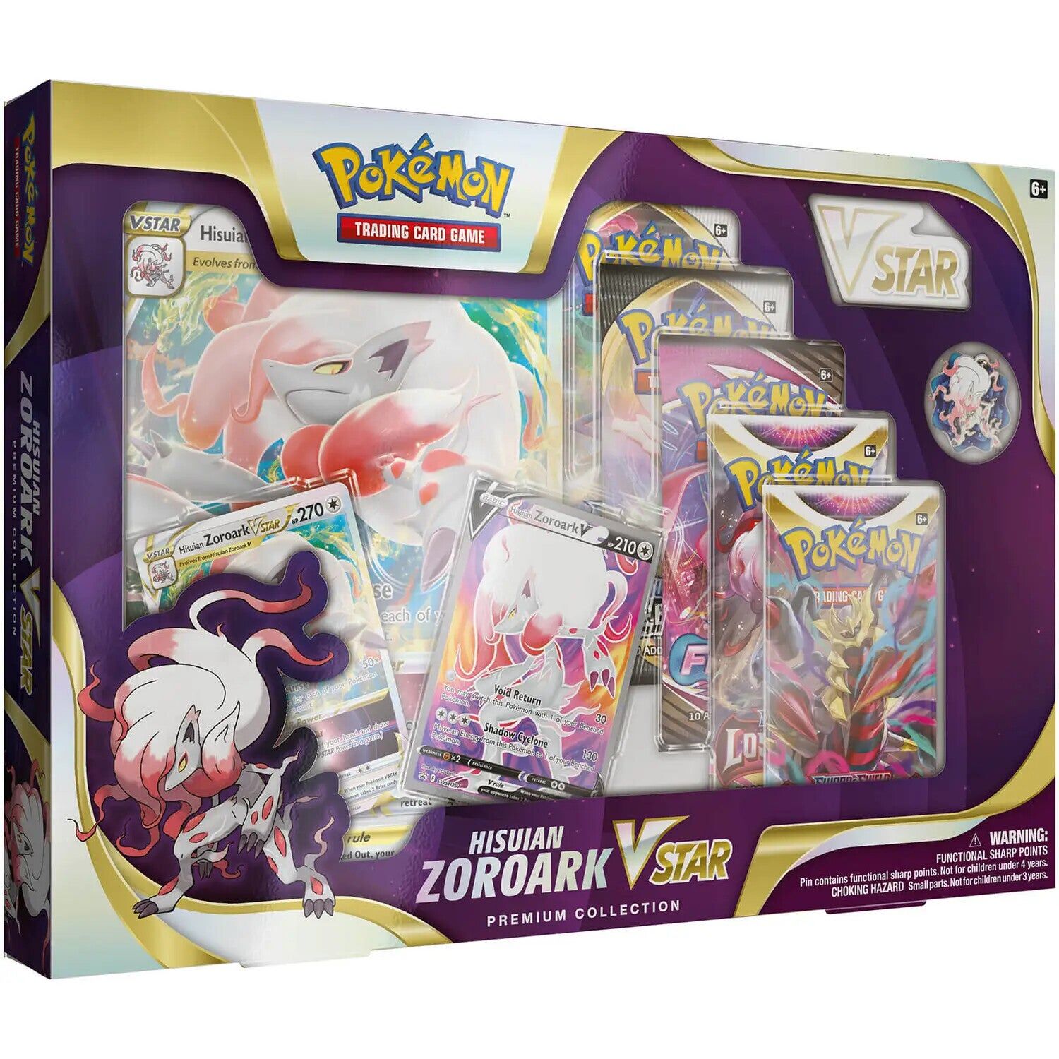 pokemon-hisuian-zoroark-vstar-premium-collection-box-en Pokémon Hisuian Zoroark VSTAR Premium Collection Box - EN