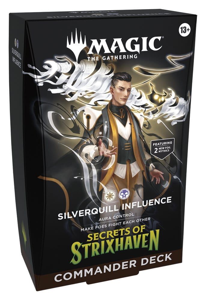 Magic the Gathering Secrets of Strixhaven - Silverquill Influence Commander Deck - EN Magic the Gathering Secrets of Strixhaven - Silverquill Influence Commander Deck - EN