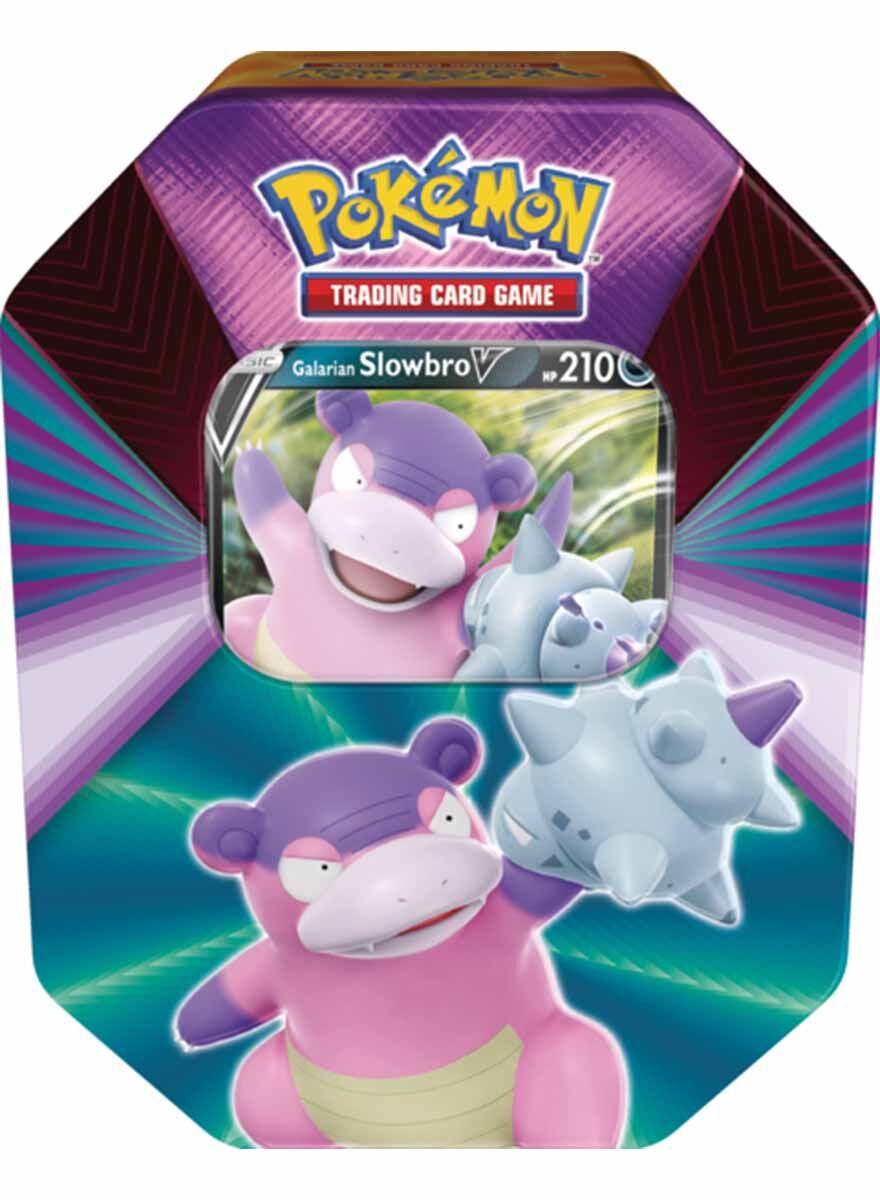 pok-mon-v-forces-galarian-slowbro-v-tin-box-1 Pokémon V Forces Galarian Slowbro V Tin Box - EN