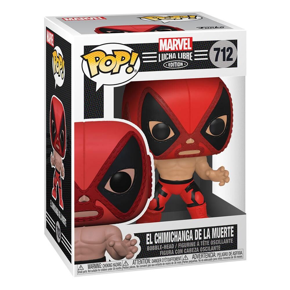 Marvel Luchadores POP! Vinyl Figur Deadpool 9 cm