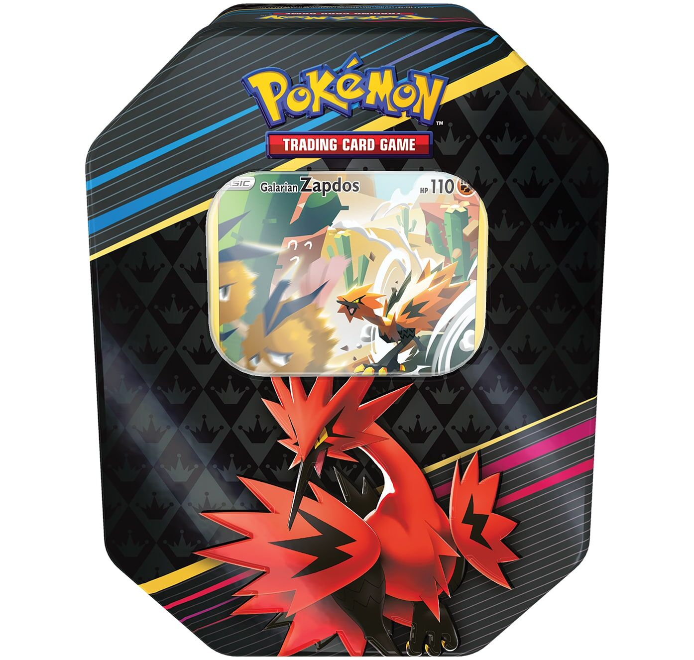 pokemon-crown-zenith-galarian-zapdos-tin-en Pokémon Crown Zenith Galarian Zapdos Tin - EN