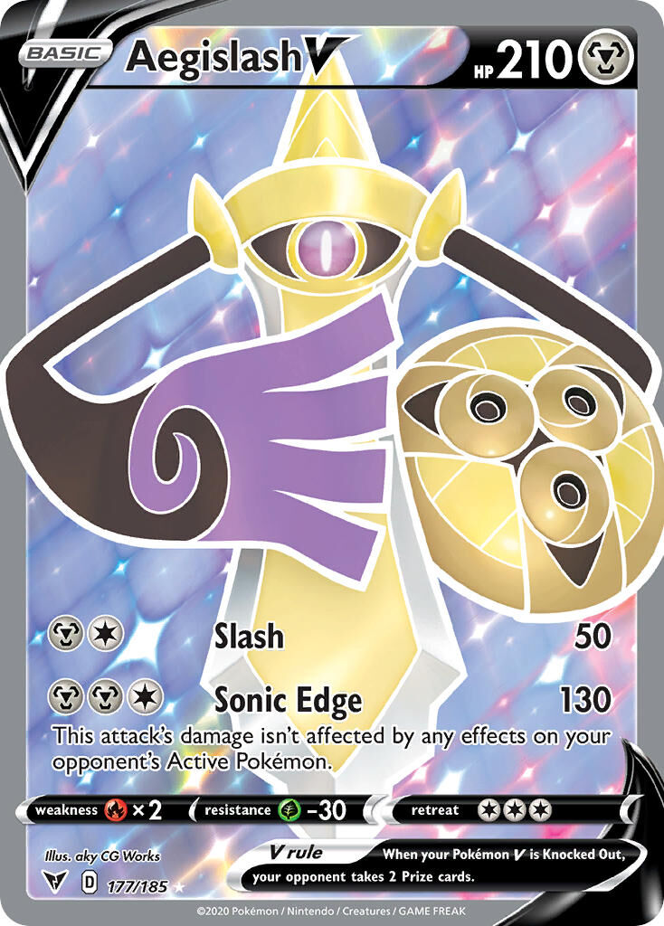 Aegislash V - 177/185 - EN