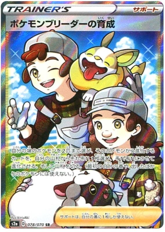 Pokemon Breeder's Training - s2a 078/070 - JP