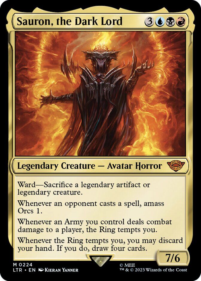 Sauron, the Dark Lord - LTR 224 - Normal - EN - NM Sauron, the Dark Lord - LTR 224 - Normal - EN - NM